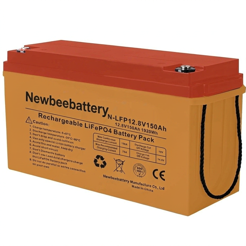 12.8V 150Ah LiFePO4 Battery