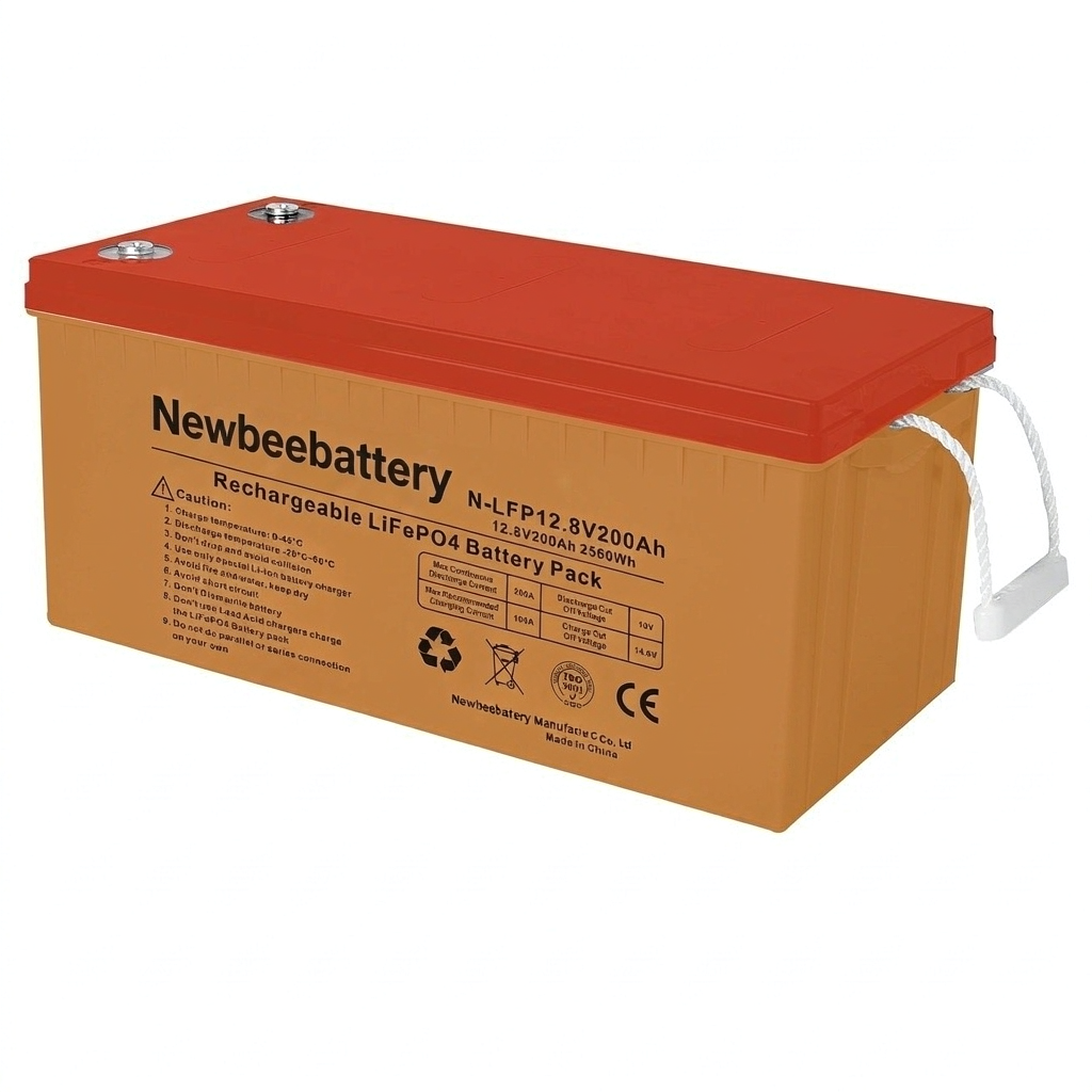 12.8V 200Ah LiFePO4 Battery