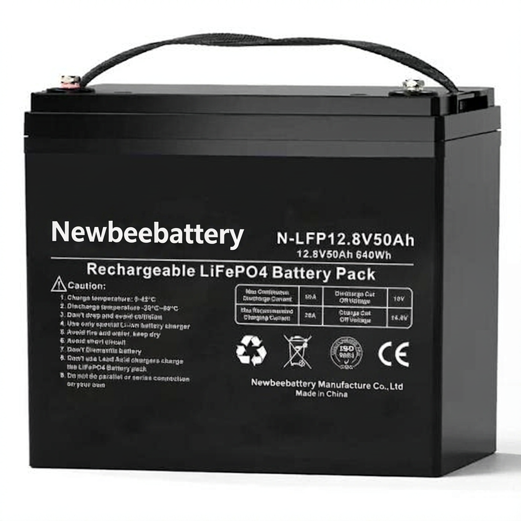 12.8V 50Ah Outdoor LiFePO4 Battery