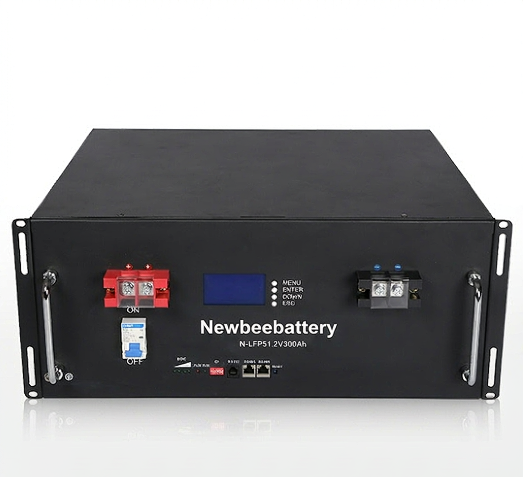 51.2V 300Ah 15.36kWh LiFePO4 Tower Battery